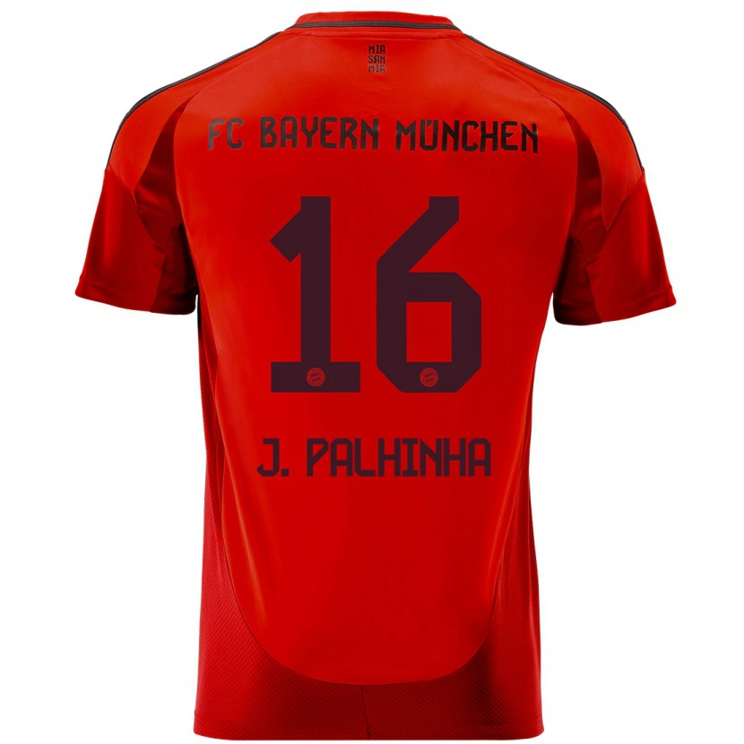 Danxen Män João Palhinha #16 Röd Hemmatröja Matchtröjor 2024/25 Tröjor T-Tröja