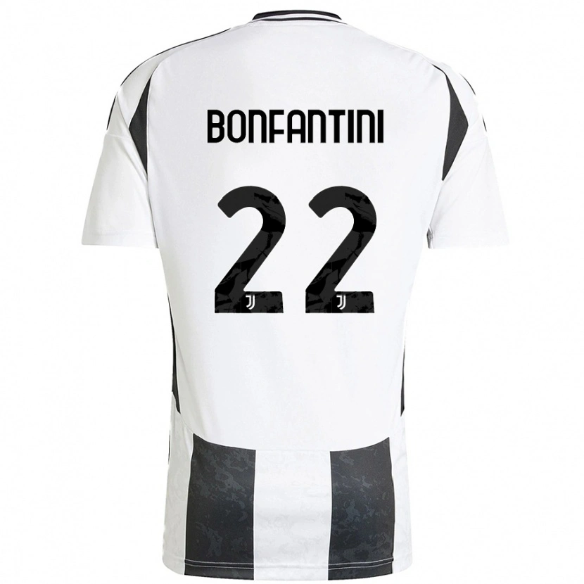 Danxen Män Agnese Bonfantini #22 Vit Svart Hemmatröja Matchtröjor 2024/25 Tröjor T-Tröja