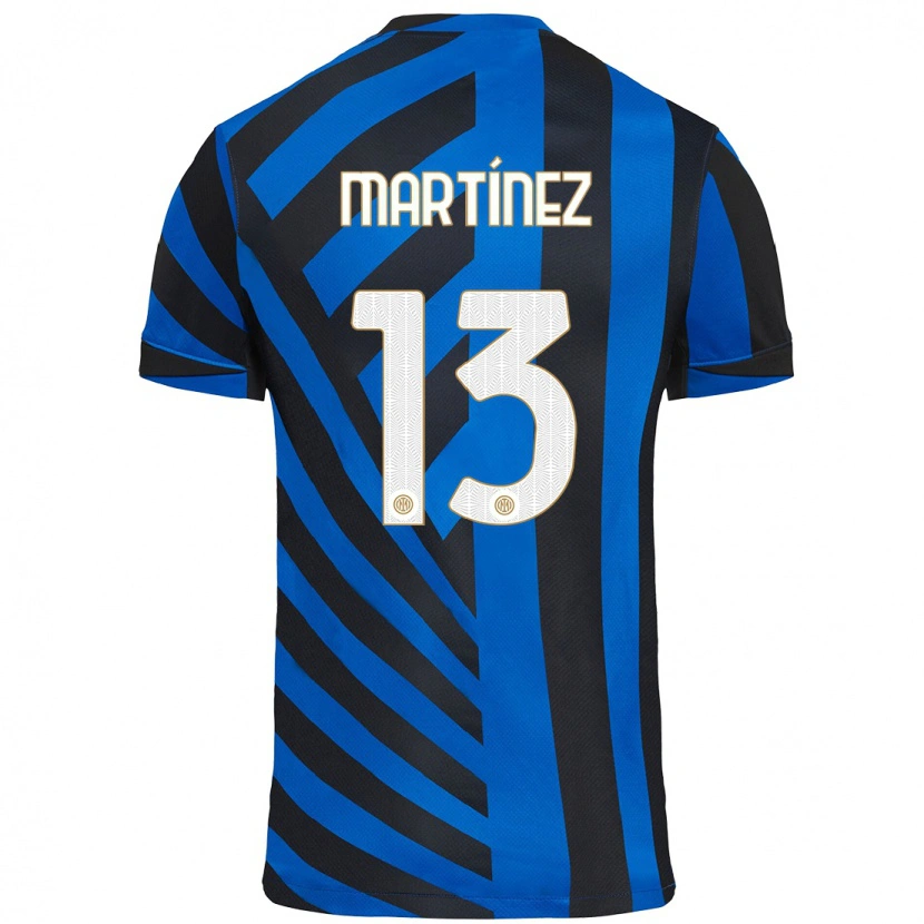 Danxen Män Josep Martínez #13 Blå Svart Hemmatröja Matchtröjor 2024/25 Tröjor T-Tröja
