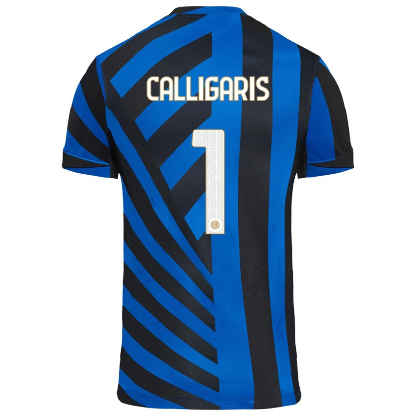 Danxen Män Alessandro Calligaris #1 Blå Svart Hemmatröja Matchtröjor 2024/25 Tröjor T-Tröja