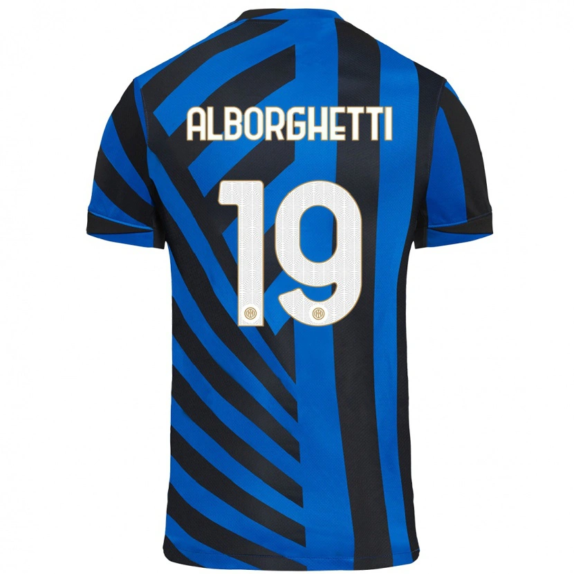 Danxen Män Lisa Alborghetti #19 Blå Svart Hemmatröja Matchtröjor 2024/25 Tröjor T-Tröja