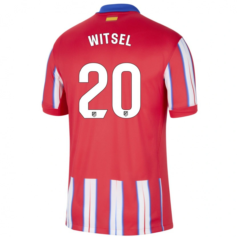 Danxen Män Axel Witsel #20 Röd Vit Blå Hemmatröja Matchtröjor 2024/25 Tröjor T-Tröja