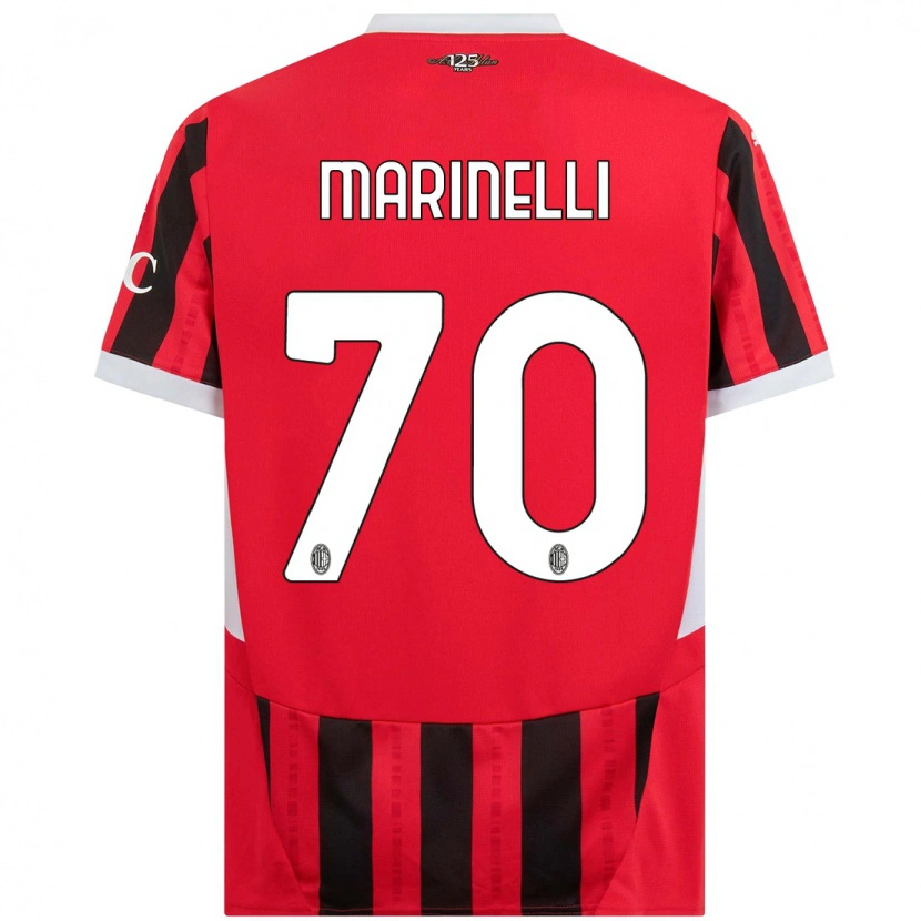 Danxen Män Gloria Marinelli #70 Röd Svart Hemmatröja Matchtröjor 2024/25 Tröjor T-Tröja