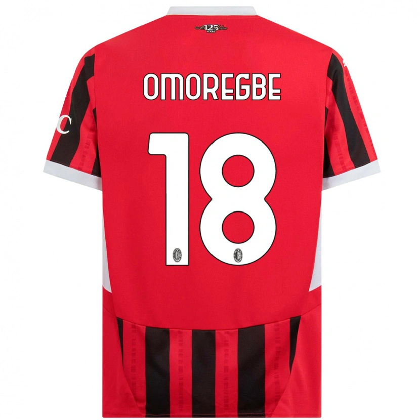 Danxen Män Bob Murphy Omoregbe #18 Röd Svart Hemmatröja Matchtröjor 2024/25 Tröjor T-Tröja