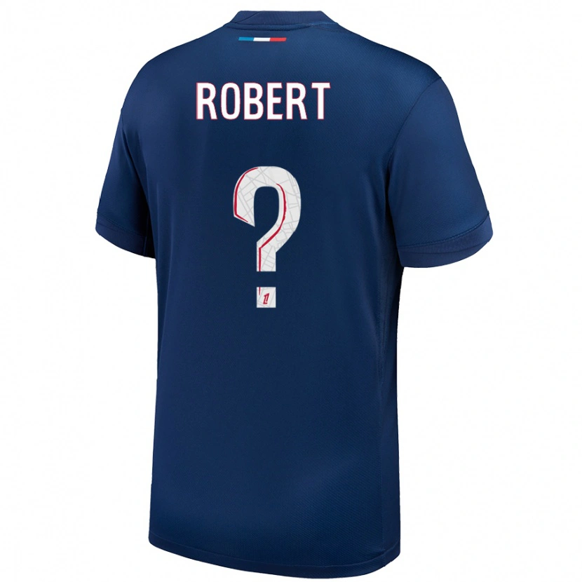 Danxen Män Laure Robert #0 Marinblå Vit Hemmatröja Matchtröjor 2024/25 Tröjor T-Tröja