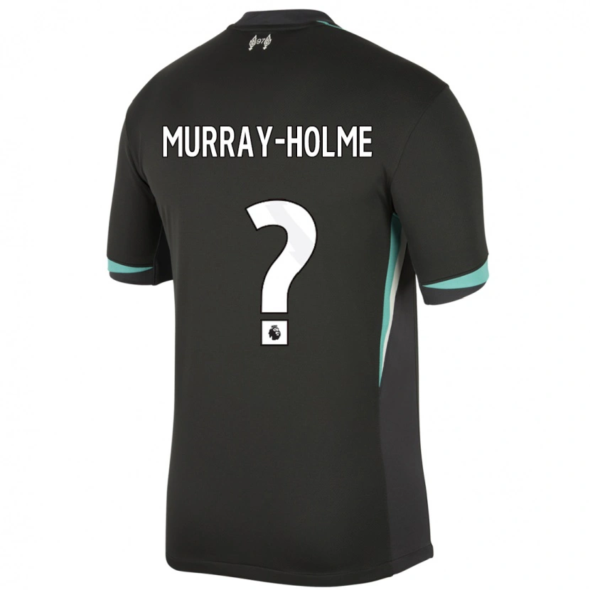 Danxen Män Hadyn Murray-Holme #0 Svart Antracit Vit Bortatröja Matchtröjor 2024/25 Tröjor T-Tröja