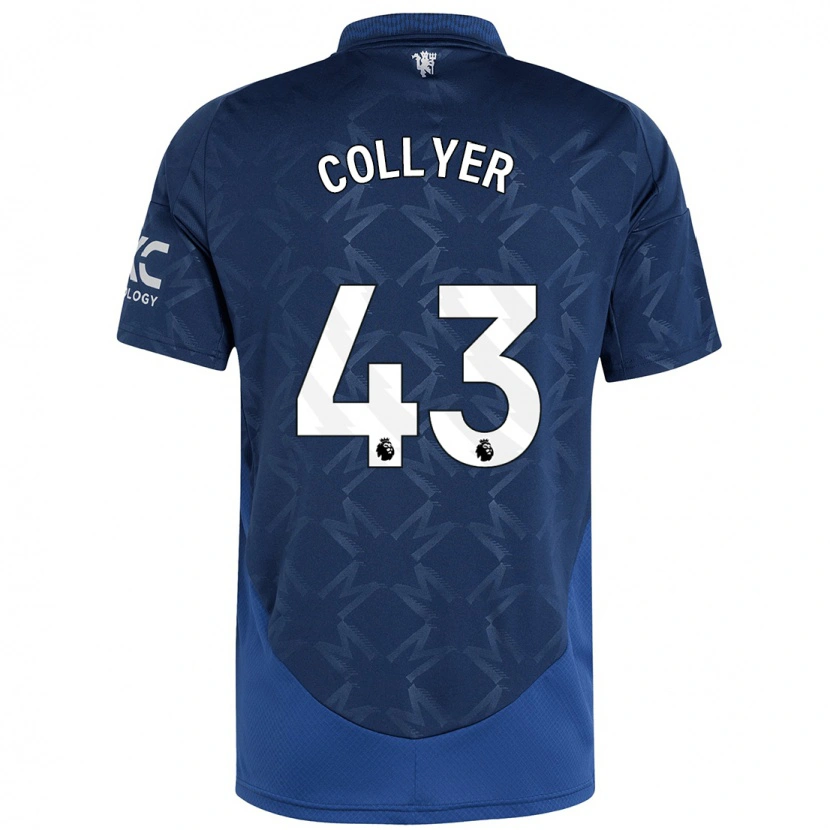 Danxen Män Toby Collyer #43 Indigo Bortatröja Matchtröjor 2024/25 Tröjor T-Tröja
