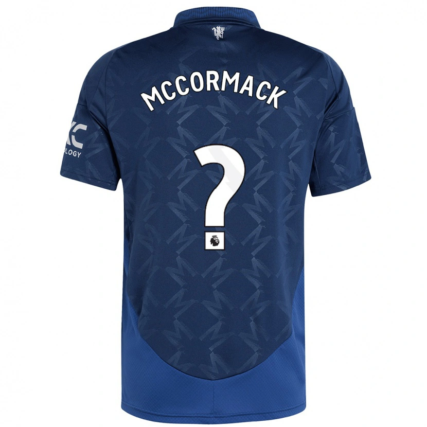 Danxen Män Rafe Mccormack #0 Indigo Bortatröja Matchtröjor 2024/25 Tröjor T-Tröja