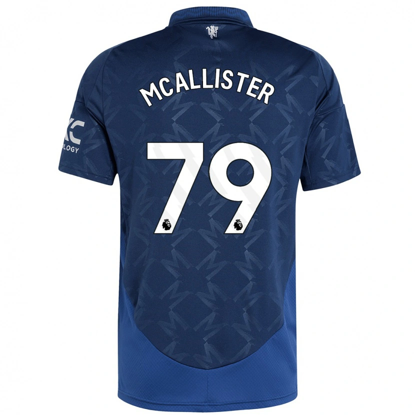 Danxen Män Finley Mcallister #79 Indigo Bortatröja Matchtröjor 2024/25 Tröjor T-Tröja