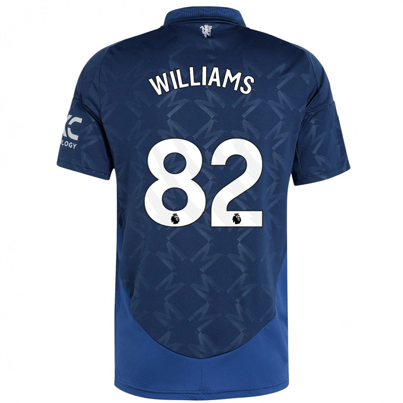Danxen Män Ethan Williams #82 Indigo Bortatröja Matchtröjor 2024/25 Tröjor T-Tröja