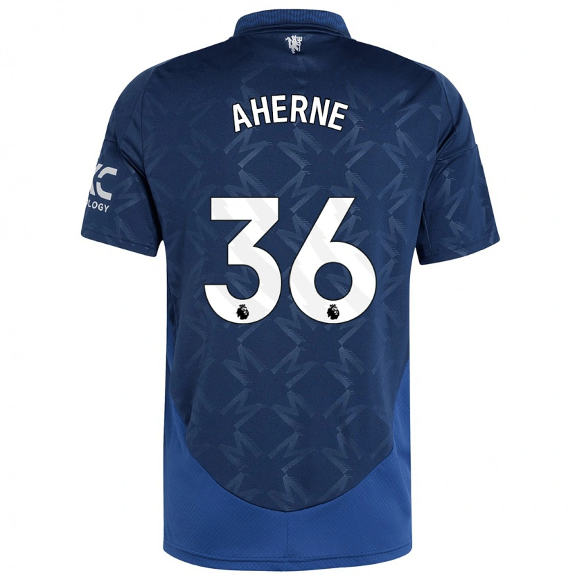Danxen Män Alyssa Aherne #36 Indigo Bortatröja Matchtröjor 2024/25 Tröjor T-Tröja