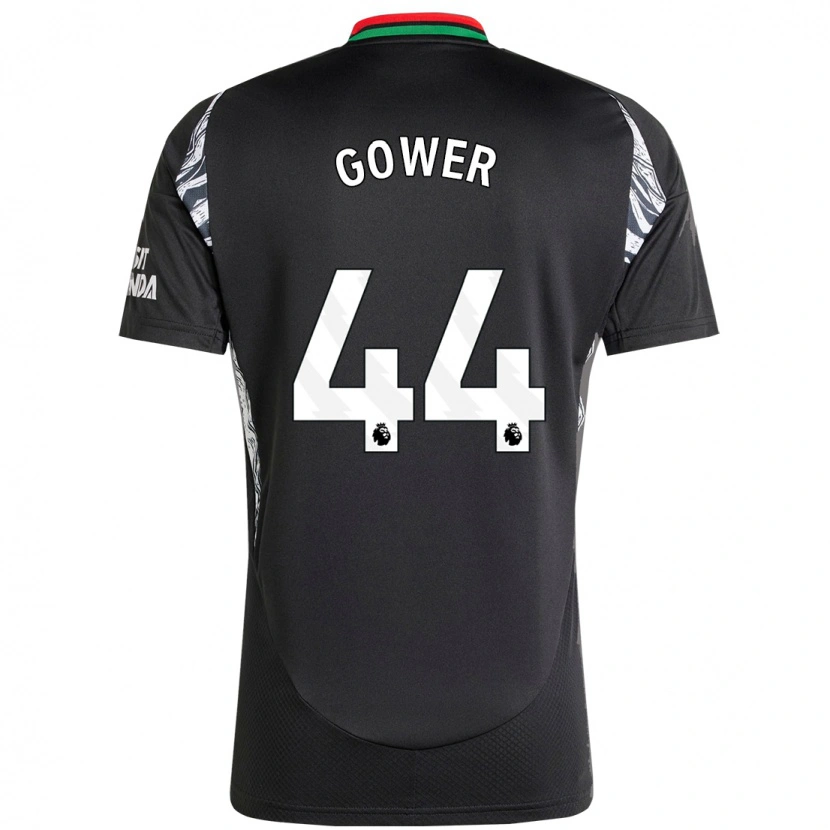 Danxen Män Jimi Gower #44 Svart Bortatröja Matchtröjor 2024/25 Tröjor T-Tröja