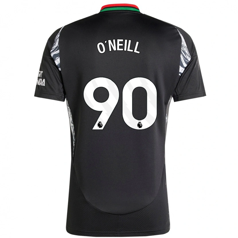 Danxen Män Ceadach O'neill #90 Svart Bortatröja Matchtröjor 2024/25 Tröjor T-Tröja