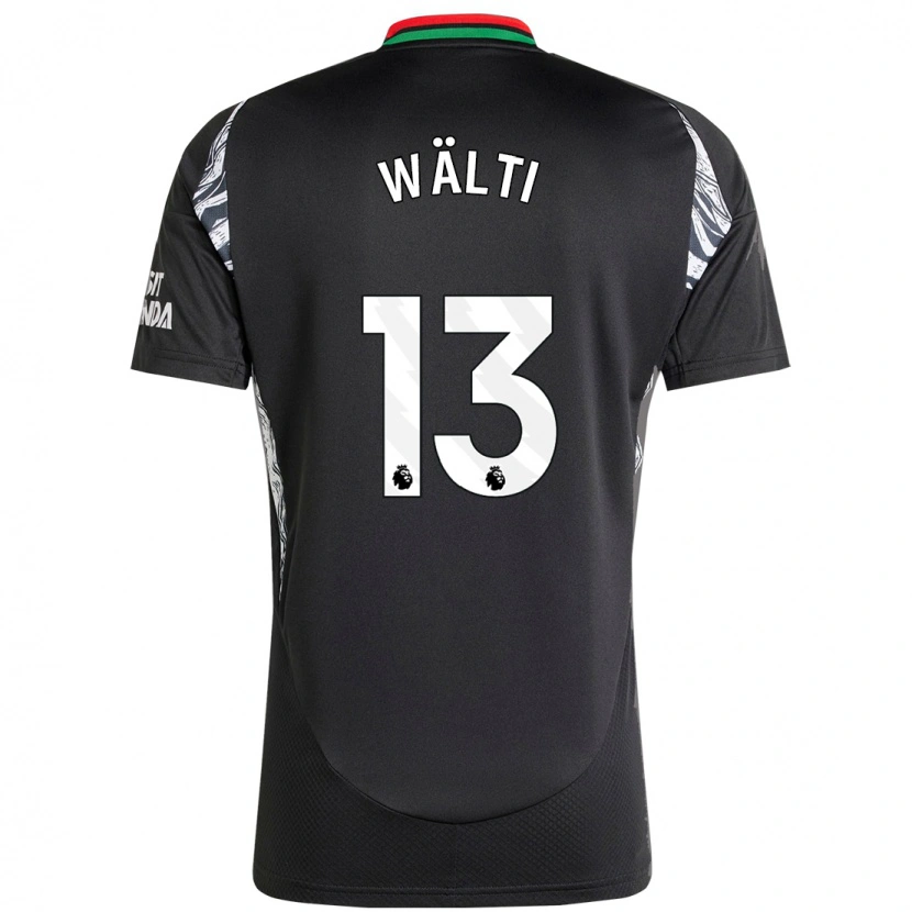 Danxen Män Lia Wälti #13 Svart Bortatröja Matchtröjor 2024/25 Tröjor T-Tröja