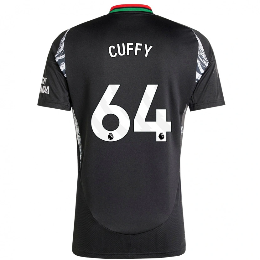 Danxen Män Brooke Norton Cuffy #64 Svart Bortatröja Matchtröjor 2024/25 Tröjor T-Tröja