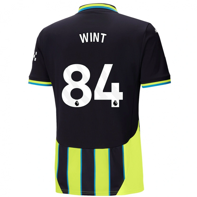 Danxen Män Jack Wint #84 Blågul Bortatröja Matchtröjor 2024/25 Tröjor T-Tröja