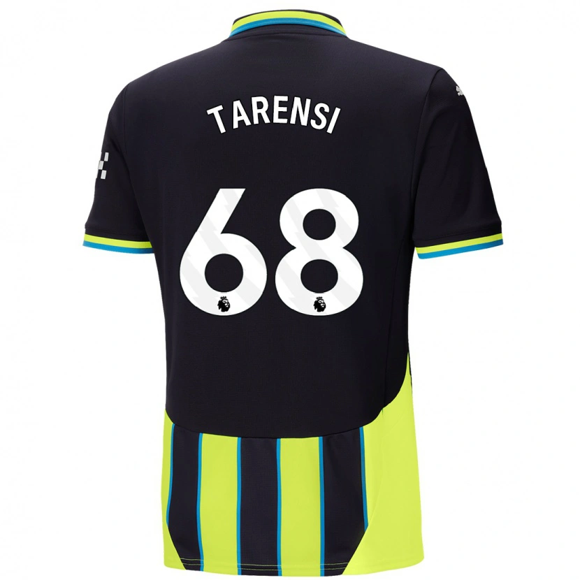 Danxen Män Oscar Tarensi #68 Blågul Bortatröja Matchtröjor 2024/25 Tröjor T-Tröja