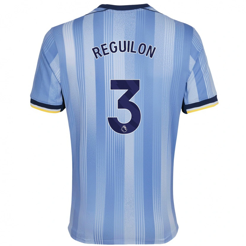 Danxen Män Sergio Reguilón #3 Ljusblå Bortatröja Matchtröjor 2024/25 Tröjor T-Tröja