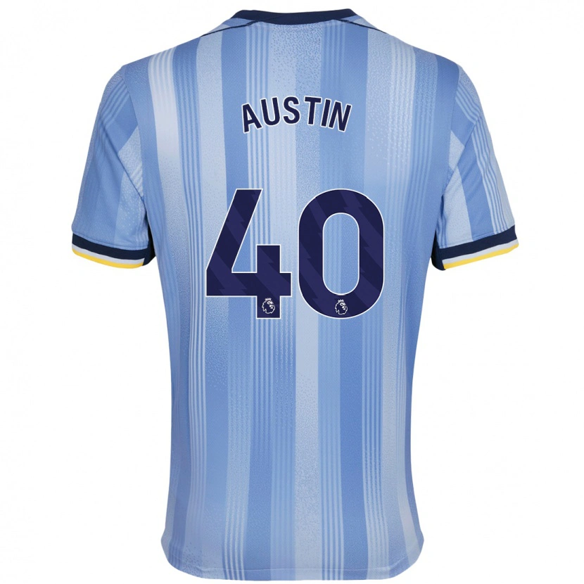 Danxen Män Brandon Austin #40 Ljusblå Bortatröja Matchtröjor 2024/25 Tröjor T-Tröja