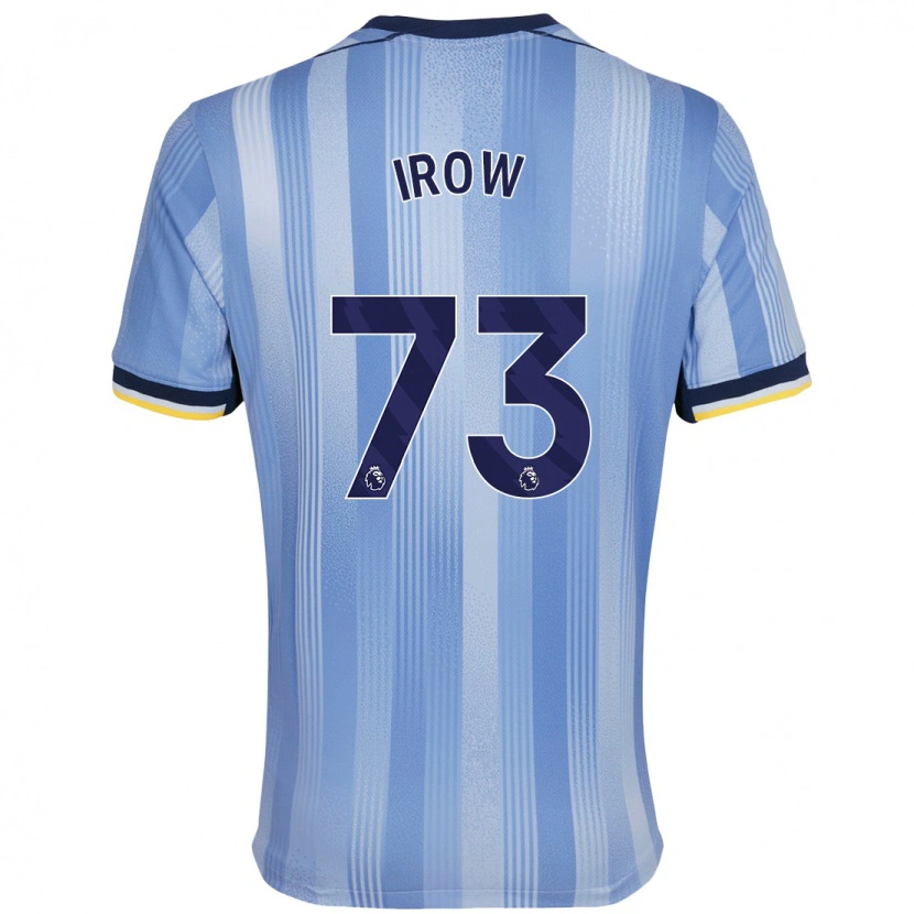 Danxen Män Oliver Irow #73 Ljusblå Bortatröja Matchtröjor 2024/25 Tröjor T-Tröja