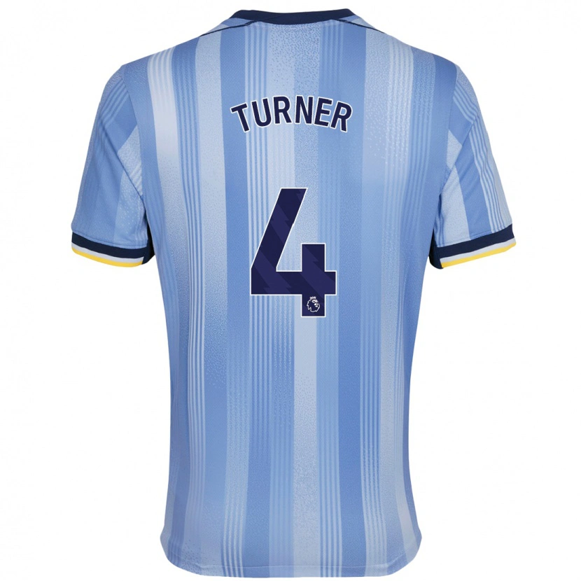 Danxen Män Amy Turner #4 Ljusblå Bortatröja Matchtröjor 2024/25 Tröjor T-Tröja
