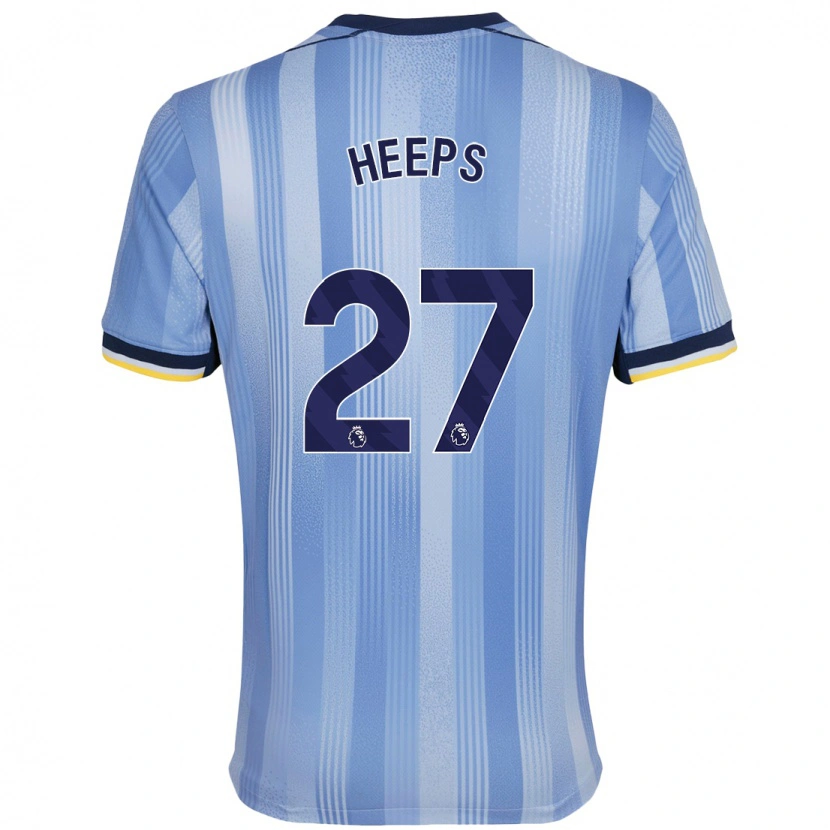 Danxen Män Eleanor Heeps #27 Ljusblå Bortatröja Matchtröjor 2024/25 Tröjor T-Tröja