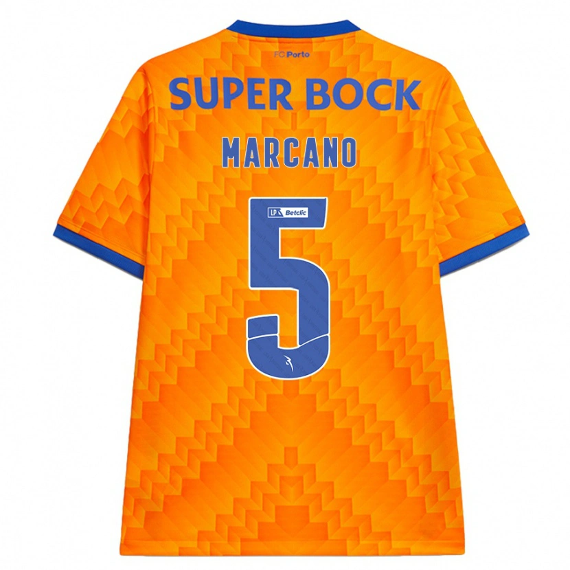 Danxen Män Iván Marcano #5 Orange Bortatröja Matchtröjor 2024/25 Tröjor T-Tröja