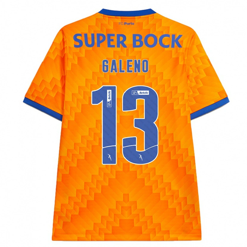 Danxen Män Galeno #13 Orange Bortatröja Matchtröjor 2024/25 Tröjor T-Tröja