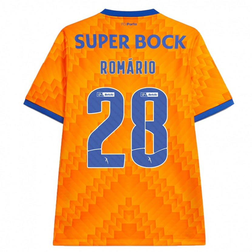 Danxen Män Romário Baró #28 Orange Bortatröja Matchtröjor 2024/25 Tröjor T-Tröja
