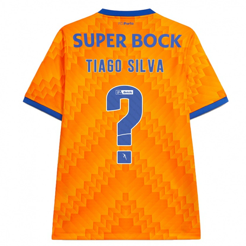 Danxen Män Tiago Silva #0 Orange Bortatröja Matchtröjor 2024/25 Tröjor T-Tröja