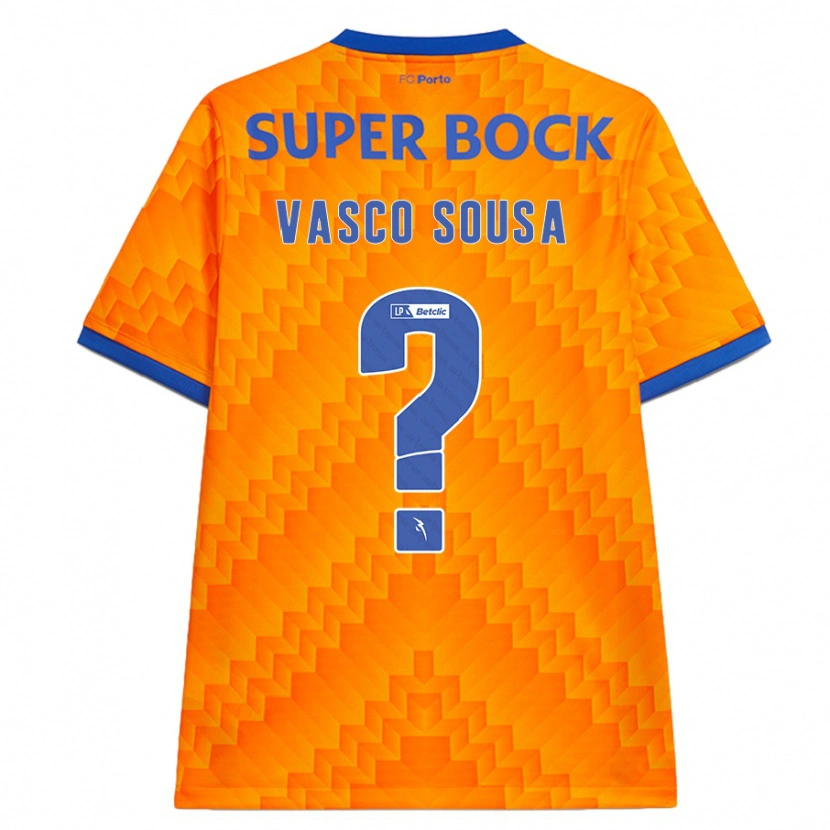 Danxen Män Vasco Sousa #0 Orange Bortatröja Matchtröjor 2024/25 Tröjor T-Tröja