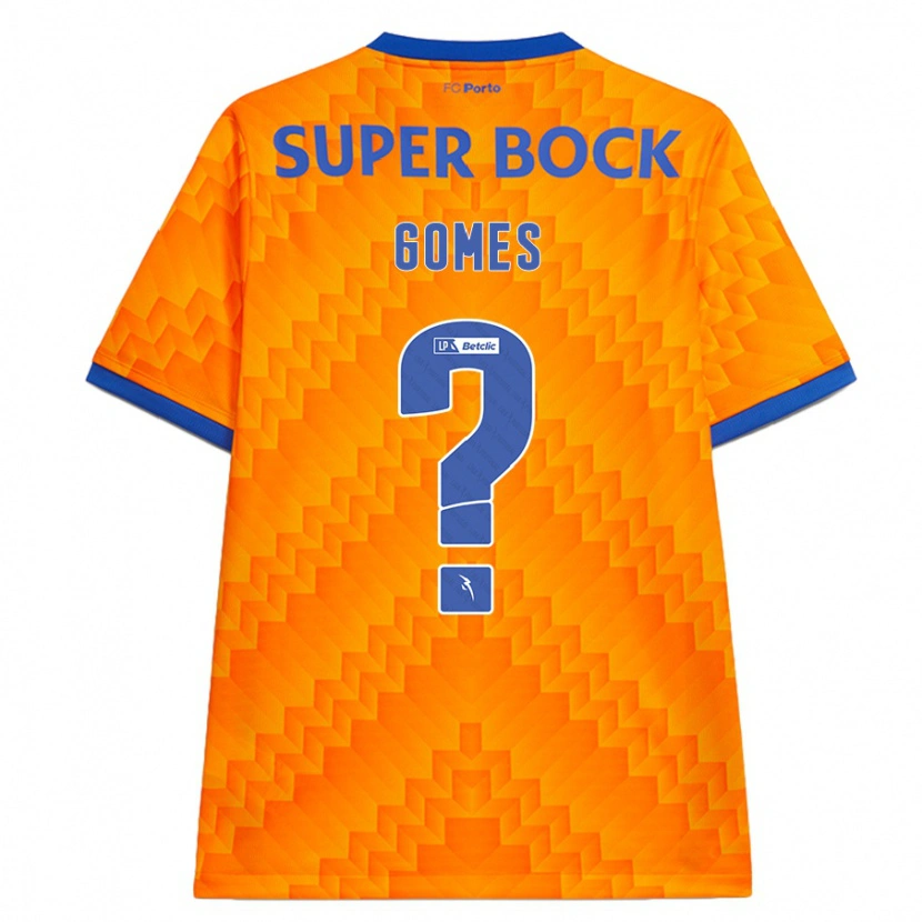 Danxen Män Salvador Gomes #0 Orange Bortatröja Matchtröjor 2024/25 Tröjor T-Tröja