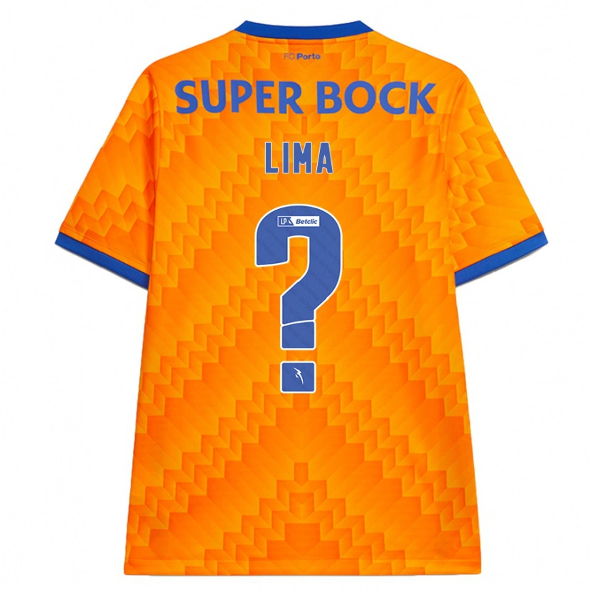 Danxen Män Bernardo Lima #0 Orange Bortatröja Matchtröjor 2024/25 Tröjor T-Tröja