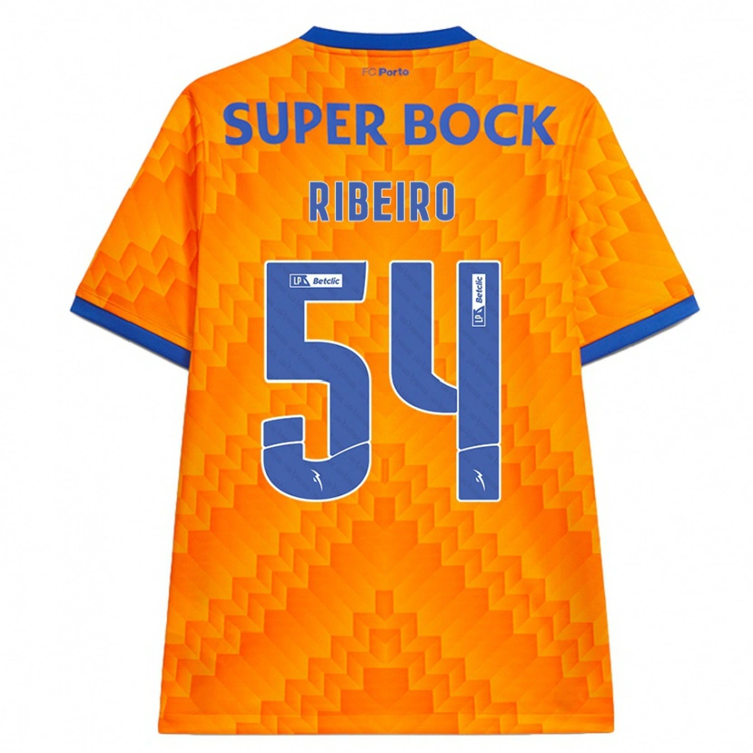 Danxen Män António Ribeiro #54 Orange Bortatröja Matchtröjor 2024/25 Tröjor T-Tröja