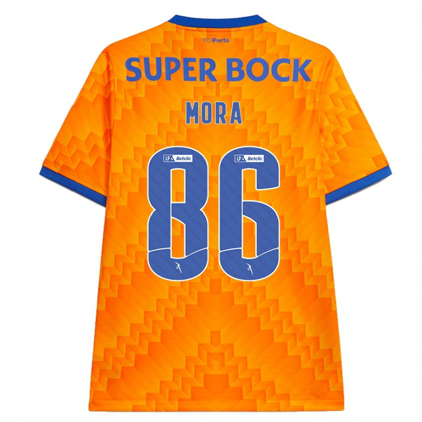 Danxen Män Rodrigo Mora #86 Orange Bortatröja Matchtröjor 2024/25 Tröjor T-Tröja
