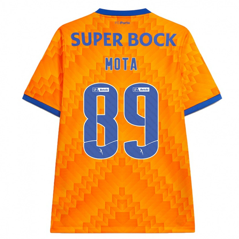 Danxen Män Luís Mota #89 Orange Bortatröja Matchtröjor 2024/25 Tröjor T-Tröja