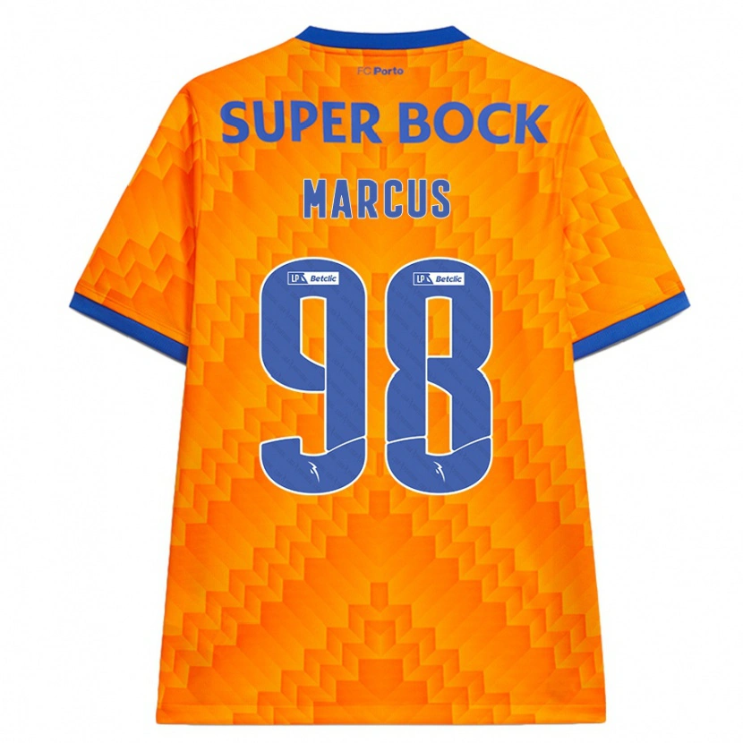 Danxen Män Abraham Marcus #98 Orange Bortatröja Matchtröjor 2024/25 Tröjor T-Tröja