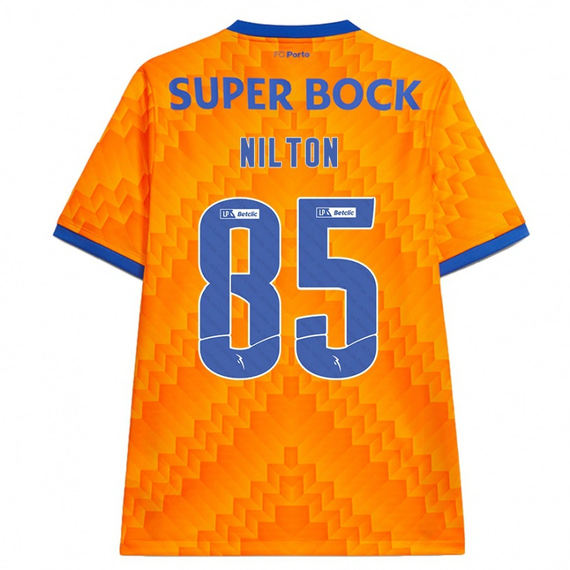 Danxen Män Nilton #85 Orange Bortatröja Matchtröjor 2024/25 Tröjor T-Tröja