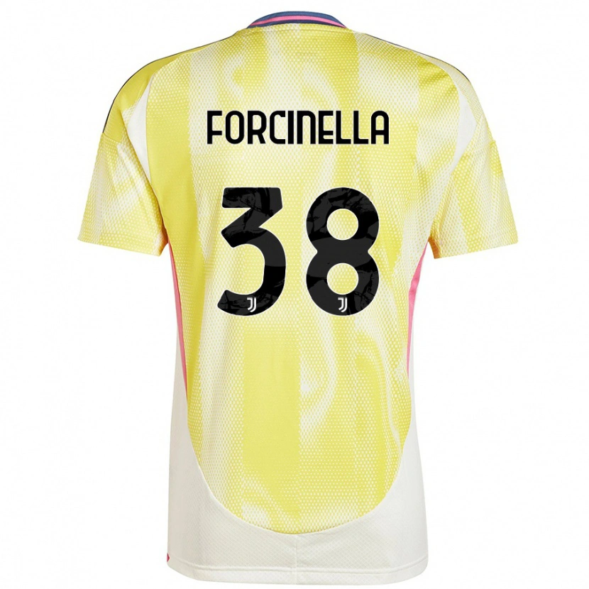 Danxen Män Camilla Forcinella #38 Solgul Bortatröja Matchtröjor 2024/25 Tröjor T-Tröja