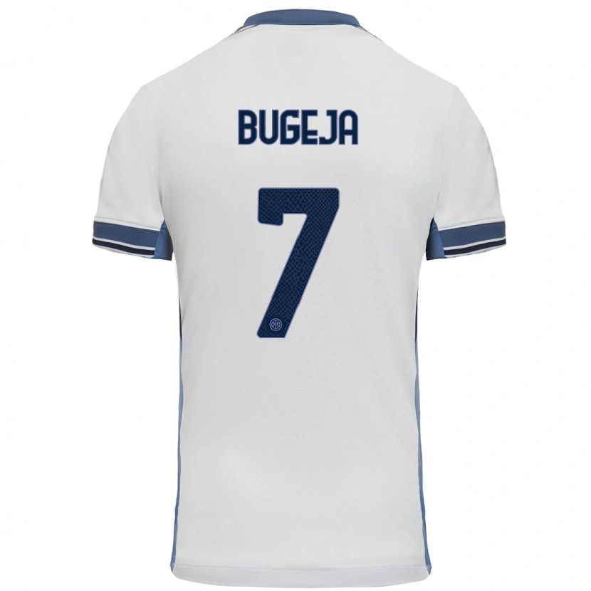 Danxen Män Haley Bugeja #7 Vit Grå Bortatröja Matchtröjor 2024/25 Tröjor T-Tröja