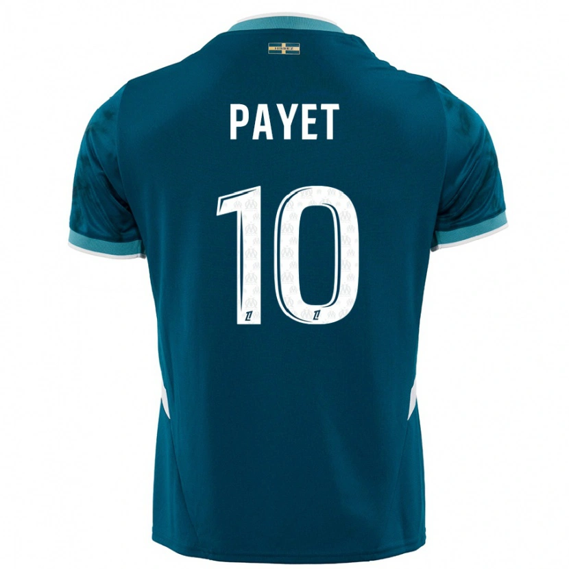 Danxen Män Dimitri Payet #10 Turkosblå Bortatröja Matchtröjor 2024/25 Tröjor T-Tröja
