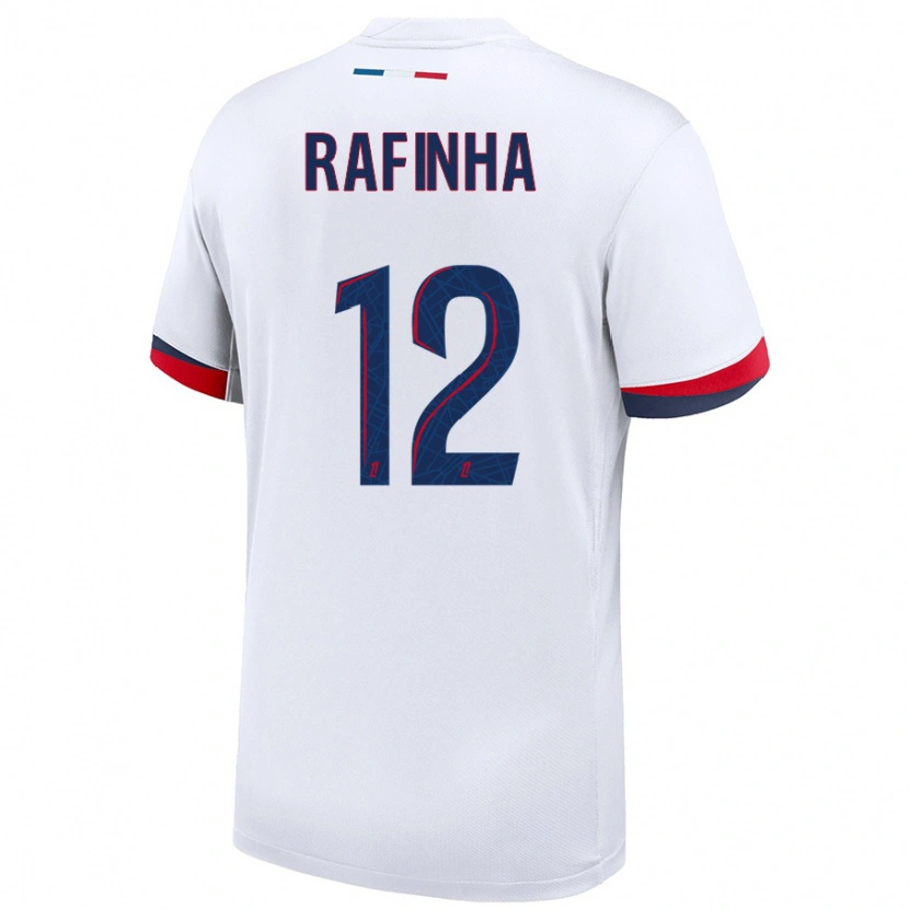 Danxen Män Rafinha #12 Vit Blå Röd Bortatröja Matchtröjor 2024/25 Tröjor T-Tröja