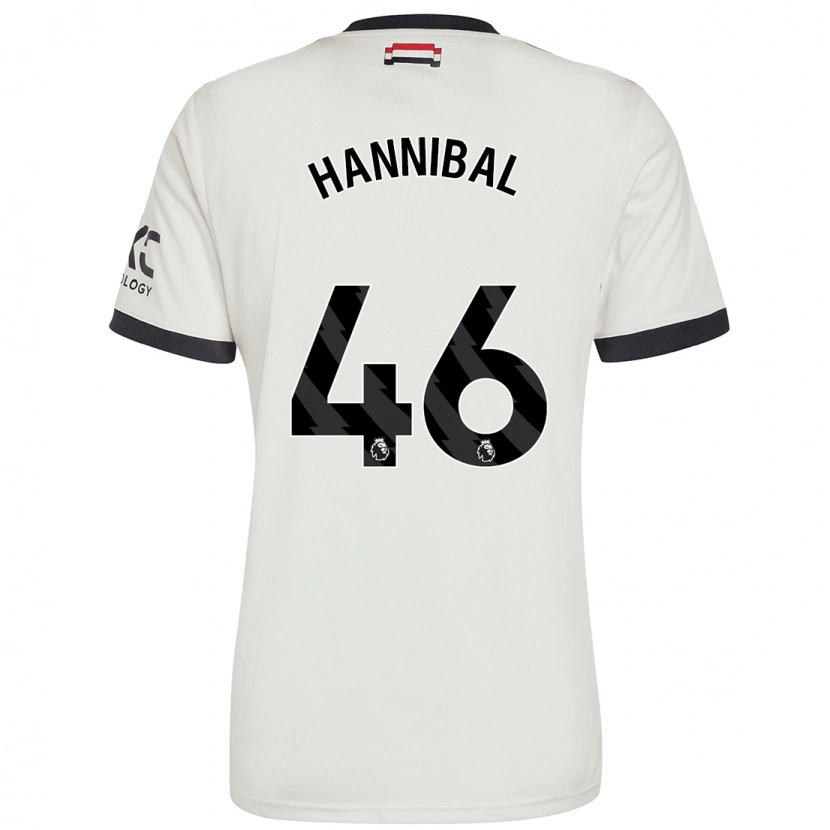Danxen Män Hannibal #46 Benvit Tredjesatsen Matchtröjor 2024/25 Tröjor T-Tröja