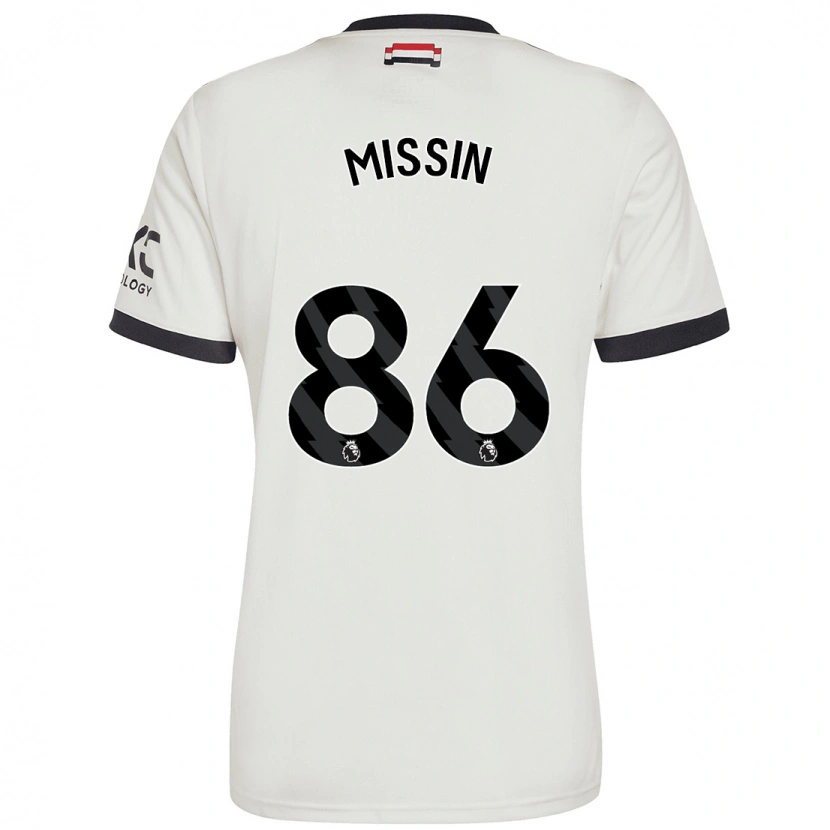 Danxen Män Ashton Missin #86 Benvit Tredjesatsen Matchtröjor 2024/25 Tröjor T-Tröja