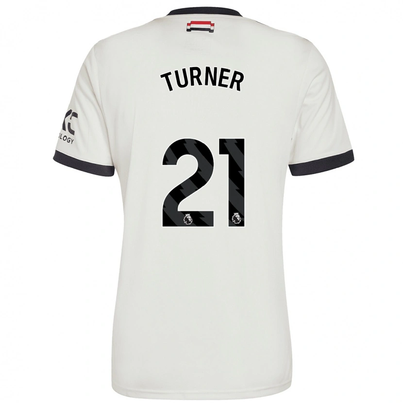 Danxen Män Millie Turner #21 Benvit Tredjesatsen Matchtröjor 2024/25 Tröjor T-Tröja