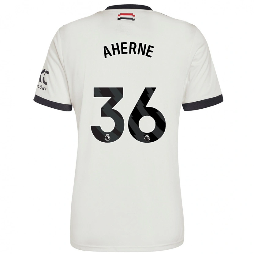 Danxen Män Alyssa Aherne #36 Benvit Tredjesatsen Matchtröjor 2024/25 Tröjor T-Tröja