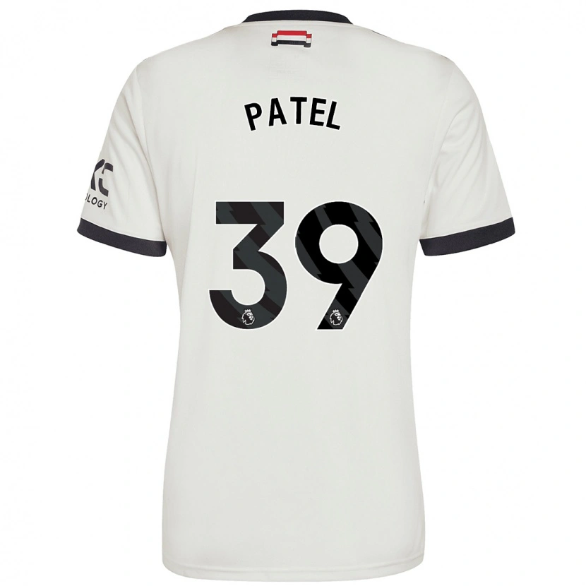 Danxen Män Safia Middleton-Patel #39 Benvit Tredjesatsen Matchtröjor 2024/25 Tröjor T-Tröja