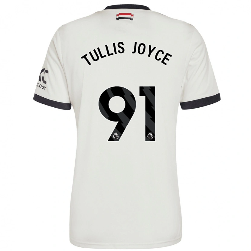 Danxen Män Phallon Tullis-Joyce #91 Benvit Tredjesatsen Matchtröjor 2024/25 Tröjor T-Tröja