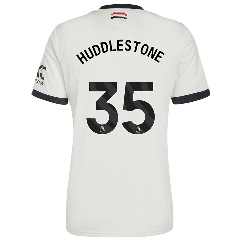 Danxen Män Tom Huddlestone #35 Benvit Tredjesatsen Matchtröjor 2024/25 Tröjor T-Tröja