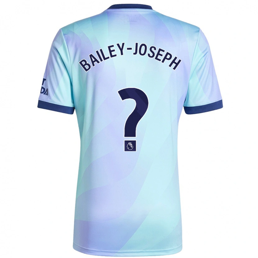 Danxen Män Brando Bailey-Joseph #0 Aqua Tredjesatsen Matchtröjor 2024/25 Tröjor T-Tröja